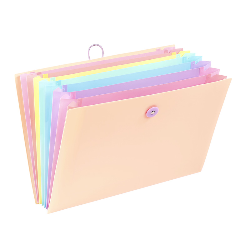 Trieur extensible 8 compartiments Rainbow Pastel